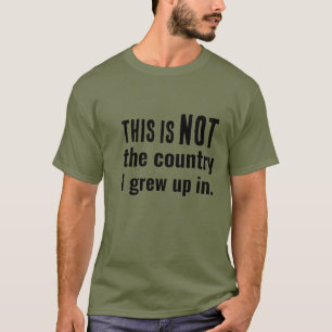 Camiseta Não o país em que cresci...