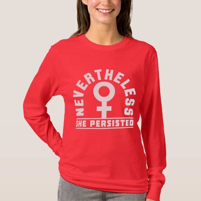 Camiseta Não obstante persistiu (Frente)