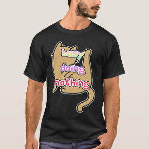 Camiseta Não ocupa cores do arco-íris e gatos