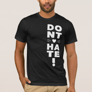 Camiseta Não Odeio em PRETO