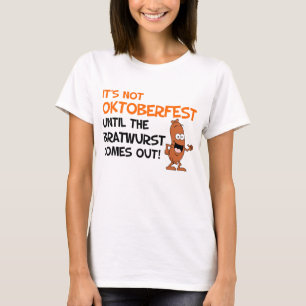 Camiseta Não Okoberfest até a bratwurst