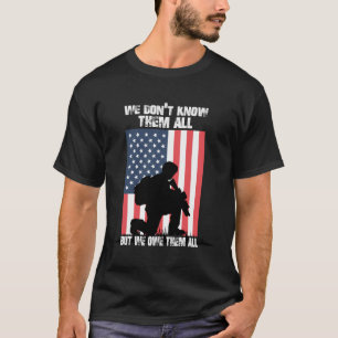 Camiseta Não Os Conhecemos Todos, Mas Devemos A Todos Veter