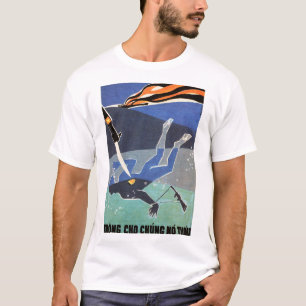 Camiseta Não Os Deixe Fugir! Propaganda de Guerra do Vietnã