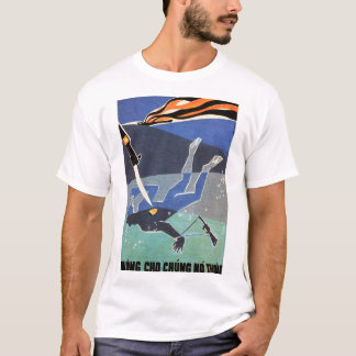 Camiseta Não Os Deixe Fugir! Propaganda de Guerra do Vietnã