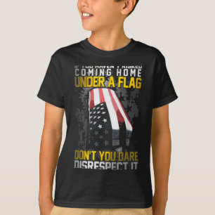 Camiseta Não Ouse Desrespeitar Nossa Bandeira