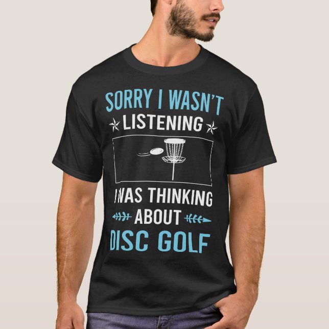 Camiseta Não Ouvindo Golf de Disco (Frente)