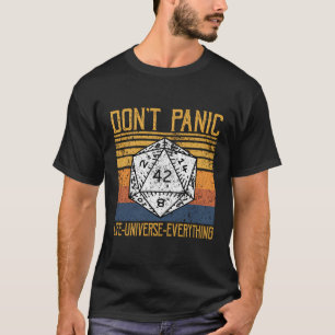 Camiseta Não Pânico A Resposta Ao Universo Da Vida Tudo