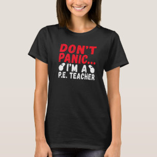 Camiseta Não Pânico Sou Professora De Pe