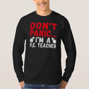 Camiseta Não Pânico Sou Professora De Pe