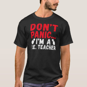 Camiseta Não Pânico Sou Professora De Pe