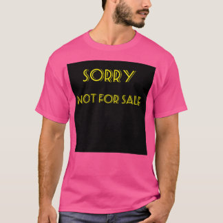 Camiseta Não Para Venda de TShirt Clássica