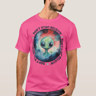 Camiseta Não Pare De Acreditar Em Aliens Da Alienígena