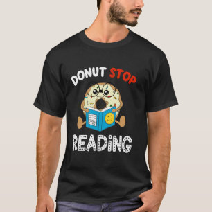 Camiseta Não Pare de Ler Livro Leitor Frase Divertida Menin