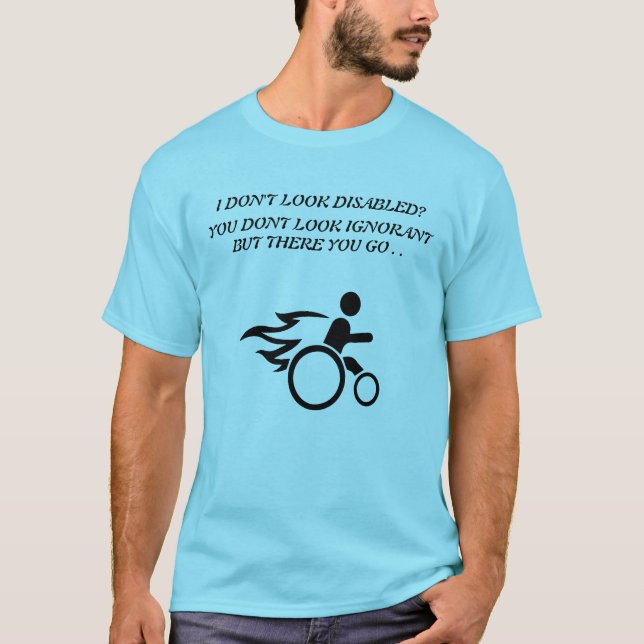 Camiseta Não pareço Desativado (Frente)