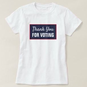 Camiseta Não Partidários Obrigado por Votar