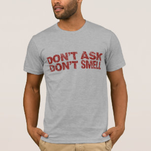 Camiseta Não peça não cheiram: Roupa americano