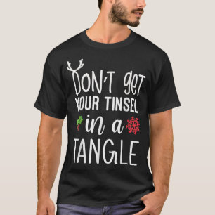 Camiseta Não peguem suas mochilas em um ângulo, Natal