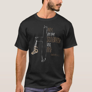 Camiseta Não pela minha força, mas pela dele Filipenses 413