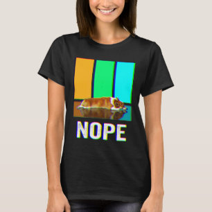 Camiseta Não Pembroke Welsh Corgi Não Hoje Cachorro