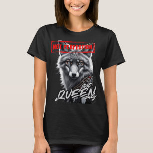 Camiseta "Não Perfeição Apenas uma Rainha"