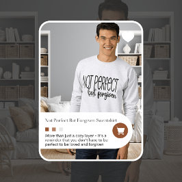 Camiseta Não Perfeito Mas Perdoado