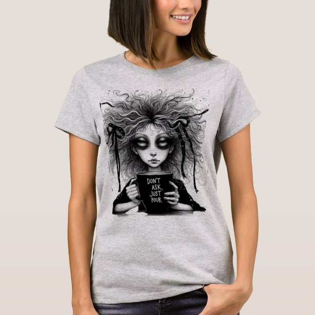Camiseta Não pergunte, apenas sirva (Frente)