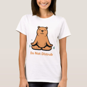 Camiseta não perturbe capivara