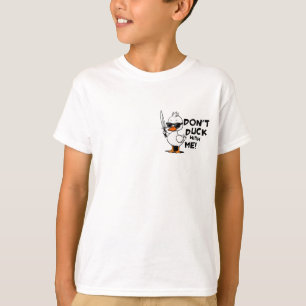Camiseta Não Pinto comigo Faca de Pato Engraçado
