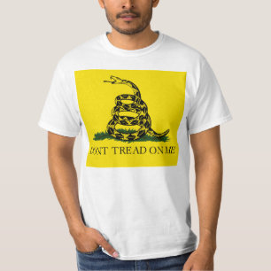 Camiseta Não pisar em mim Sinalizador Gadsden