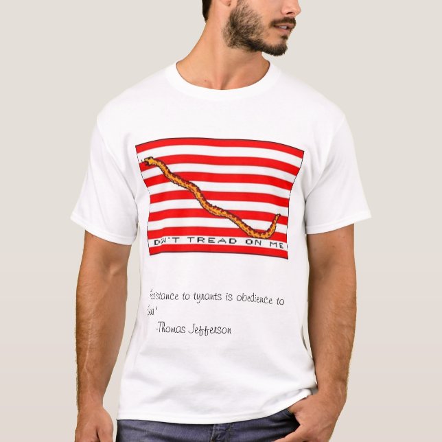 Camiseta Não pise em mim (Frente)