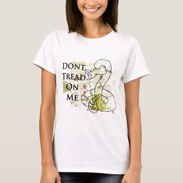 Camiseta Não pise em mim (Frente)