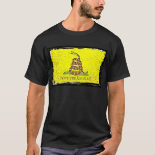 Camiseta Não pise em mim a bandeira de Gadsden