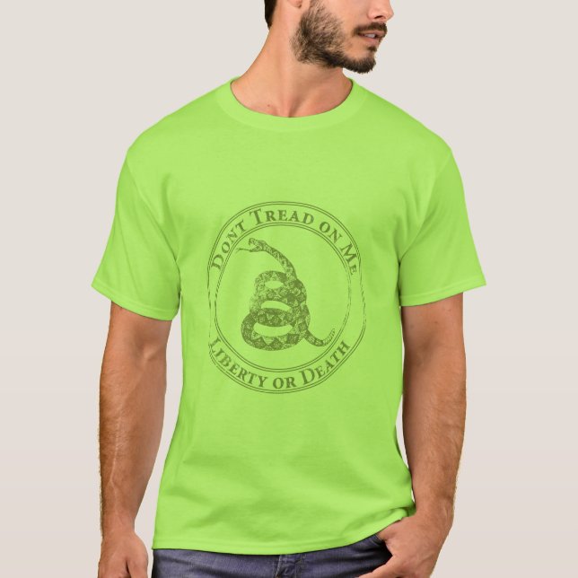 Camiseta Não pise em mim a serpente (Frente)