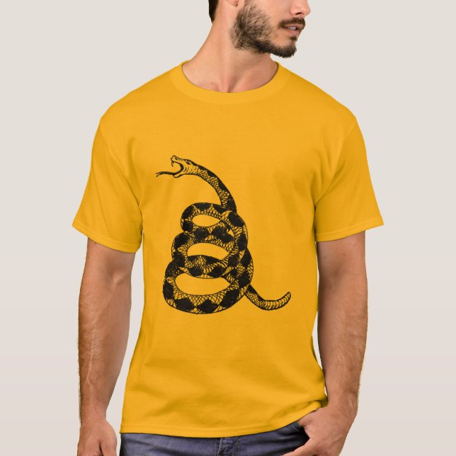 Camiseta Não pise em mim a serpente (Frente)