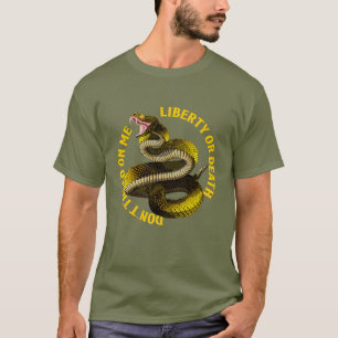 Camiseta Não Pise Em Mim Bandeira de Gadsden 2ª Emenda
