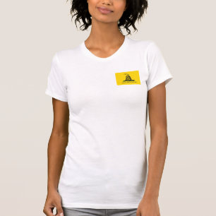 Camiseta Não pise em mim - bandeira de Gadsden - vêem amb