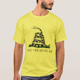 Camiseta Não pise em mim, tea party da bandeira de Gadsden