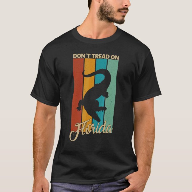 Camiseta Não Pise Na Flórida Jacaré (Frente)