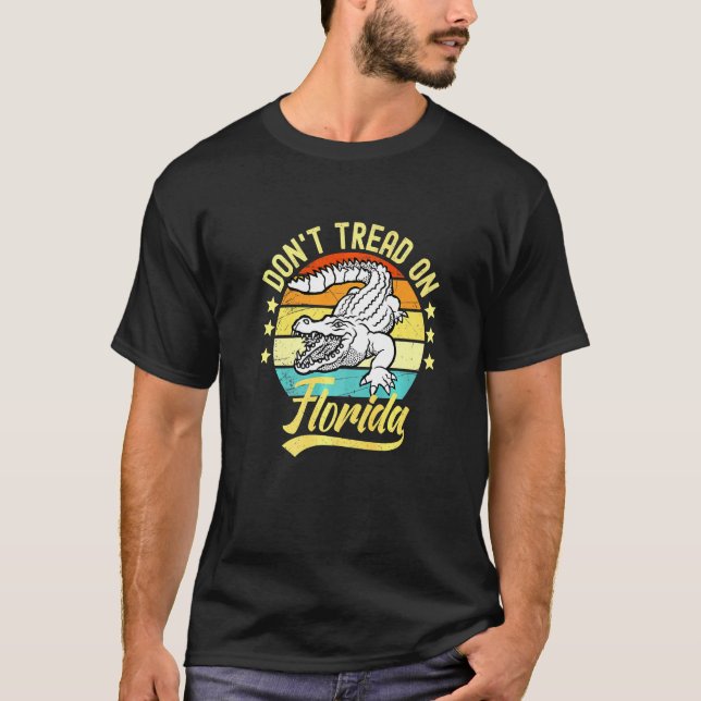 Camiseta Não pise no jacaré da Flórida (Frente)