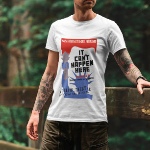 Camiseta Não pode acontecer aqui poster de WPA
