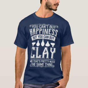 Camiseta Não Pode Comprar Feliz, Mas Você Pode Comprar Com