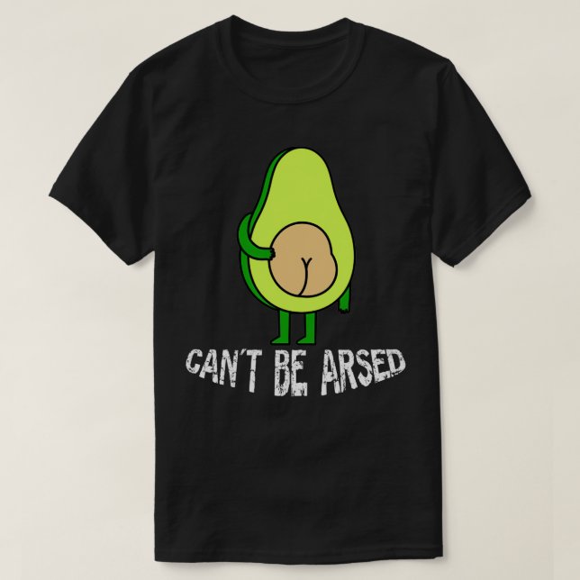 Camiseta Não pode ser atraído por um abacate engraçado (Frente do Design)