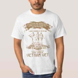 Camiseta Não pode ser herdado… o veterinário de Vietnam do
