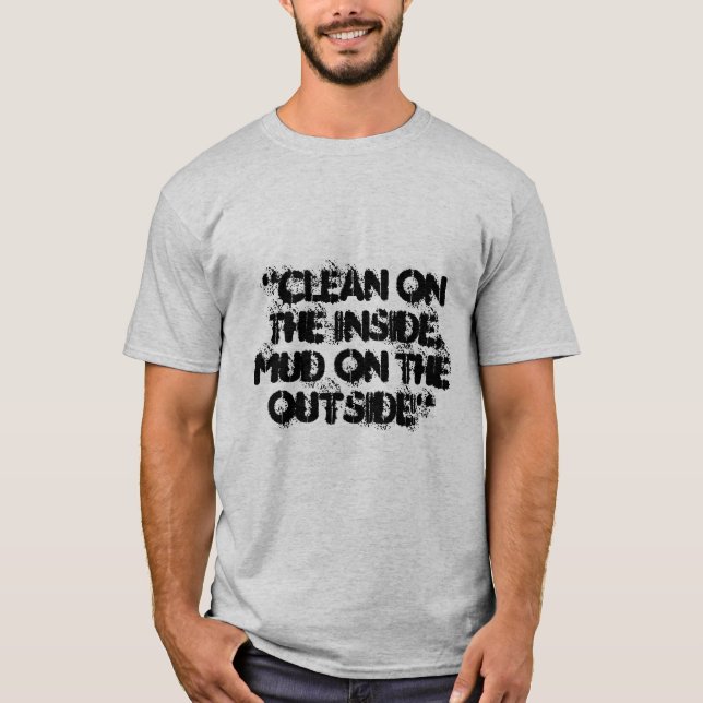 Camiseta "Não pode ver o T do meu trabalho da pintura" (Frente)