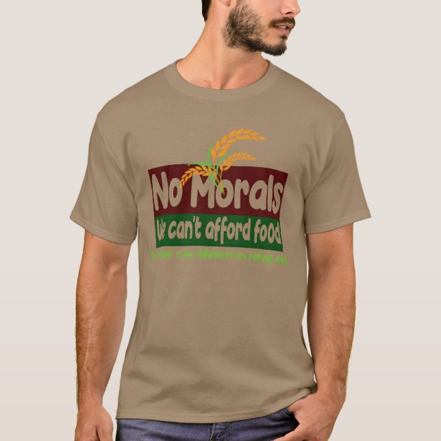 Camiseta Não Podemos Comprar Comida amigos (Frente)