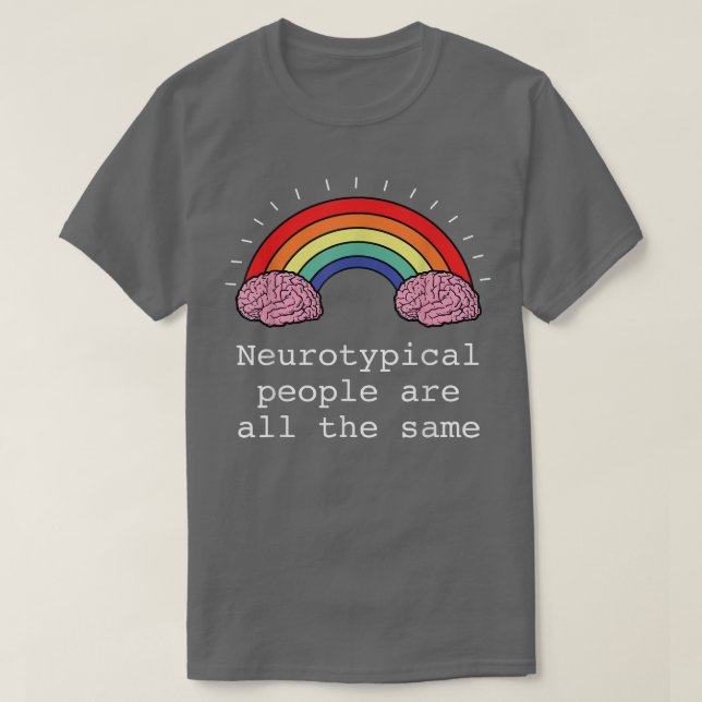 Camiseta Não podemos ser todos autistas da neurodiversidade (Frente do Design)