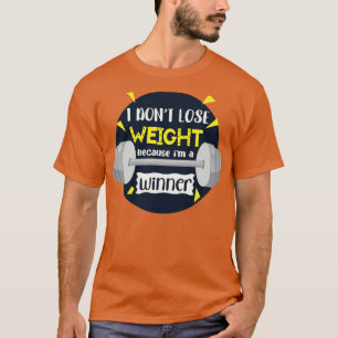 Camiseta Não Ponho Perder Porque Sou Vencedor