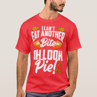 Camiseta Não Posso Comer Mais Uma Mordida Oh Olha Pie Engra