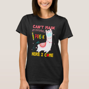 Camiseta Não Posso Disfarçar Meu Entusiasmo Pré K Aqui Vou