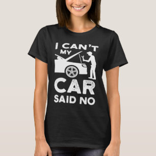 Camiseta Não posso dizer que o meu carro não é mecânico